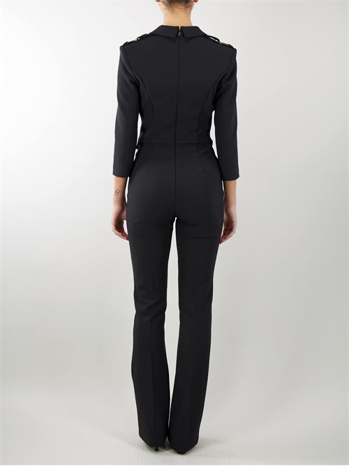 Double-breasted suit in double crepe Elisabetta Franchi ELISABETTA FRANCHI | Suit | TU00336E3110